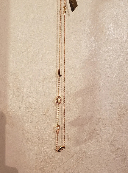 Carolee LOVE gold necklace - Picture 1 of 5